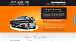 Desktop Screenshot of doverroyaltaxis.co.uk